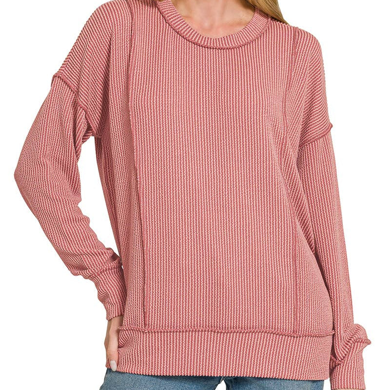 Winter Rose Pullover