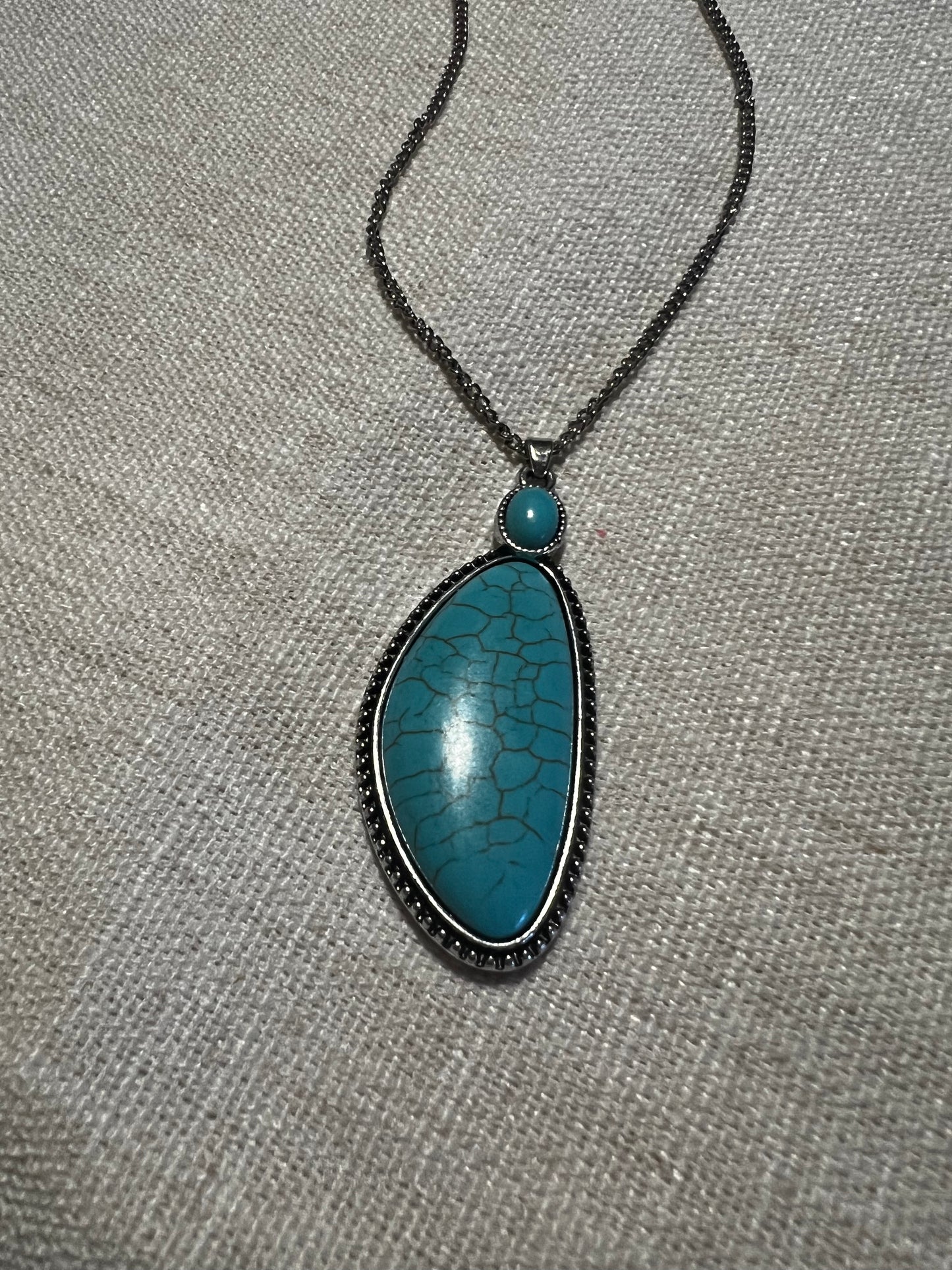 Turquoise Pendant Necklace