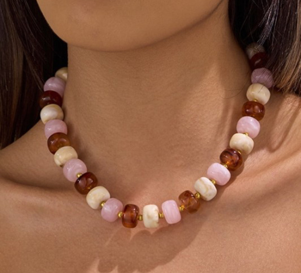 Sugar & Spice Beaded Necklace