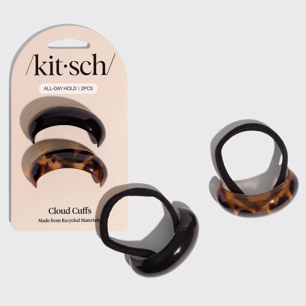 Black & Tort Cloud Cuffs