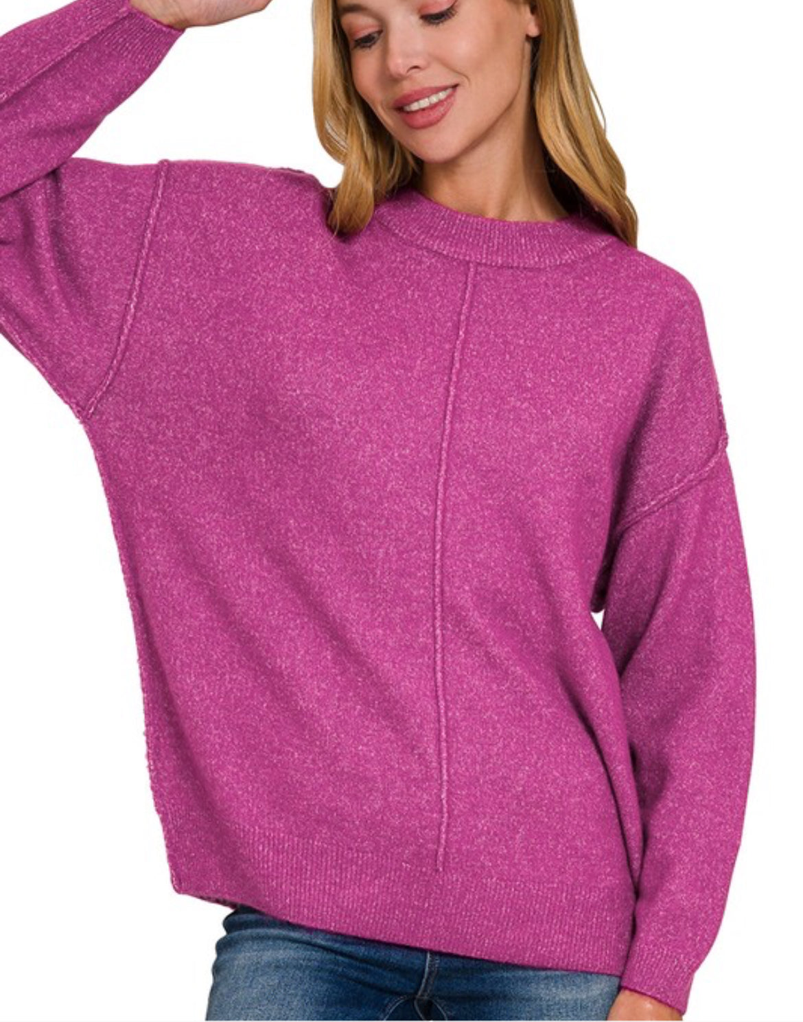 Sweet Plum Sweater