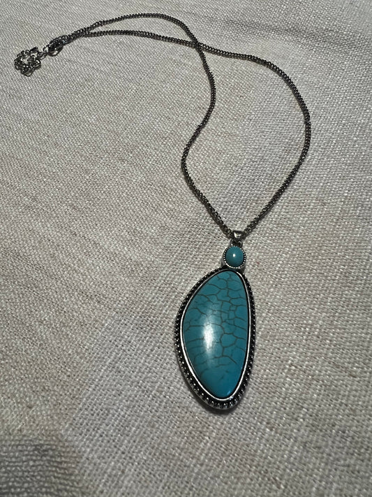 Turquoise Pendant Necklace